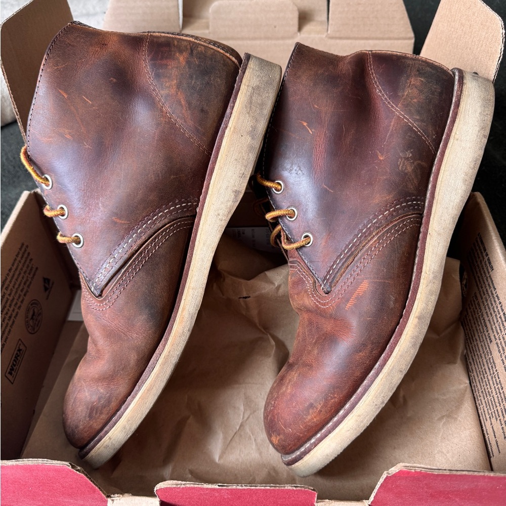 Red Wing Heritage Chukka, Copper Rough & Tough Size 10 - Picture 5 of 6